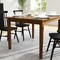 Flash Furniture Rectangle 36.25 in W, 47 in L, Rubberwood (Parawood) KER-T-217-BRN-47-GG - alternate 5